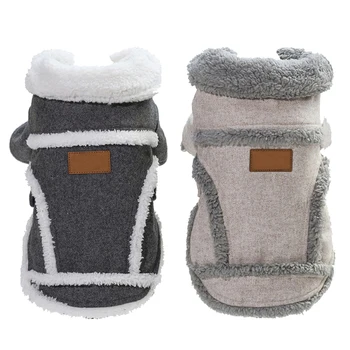 

Nordic Style Cat Dog Coat Jacket For Dogs Winter Warm Pet Clothes For Small Medium Dogs Puppy Pug Bulldog Clothing Pets Apparels