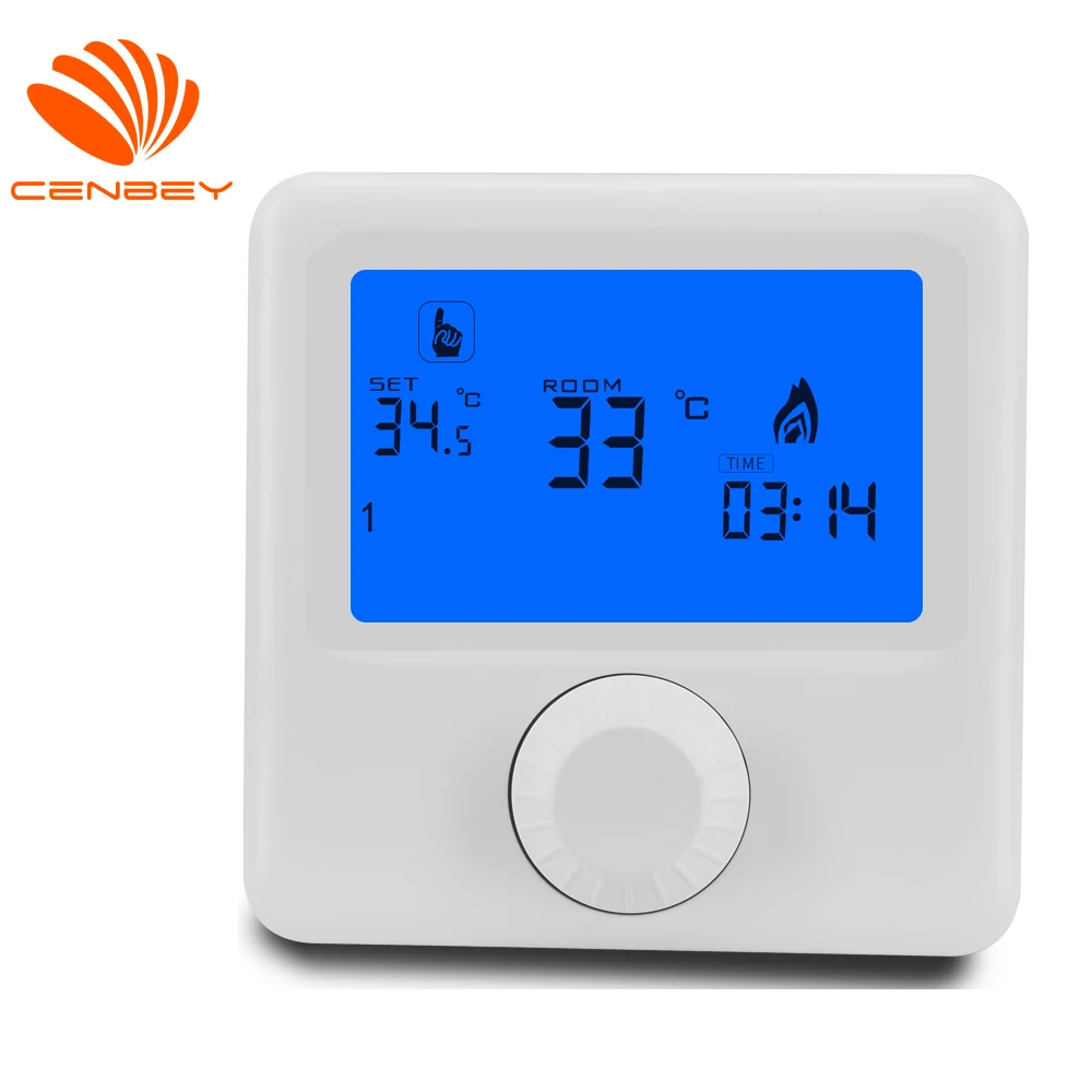термостат для котла Tерморегулятор пола Беспроводной Комнатный Термостат