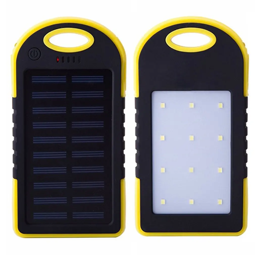 

Portable charger 4000mAh 5000mAh Dual USB Solar Mobile Power Bank Case DIY Kit 18650 Powerbank