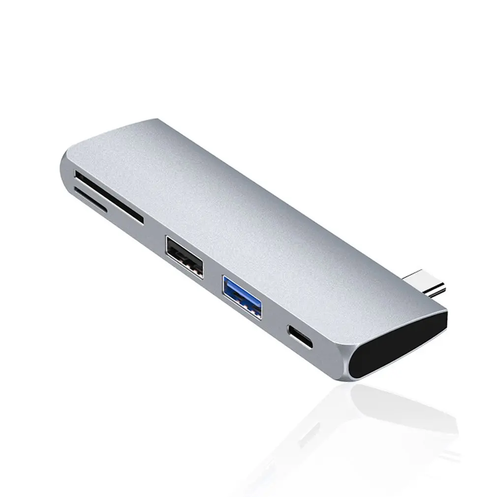 USB 3,1 type-C концентратор к HDMI адаптер 4K Thunderbolt 3 usb-хаб с 3,0 разъемом для чтения PD для MacBook Pro/Air