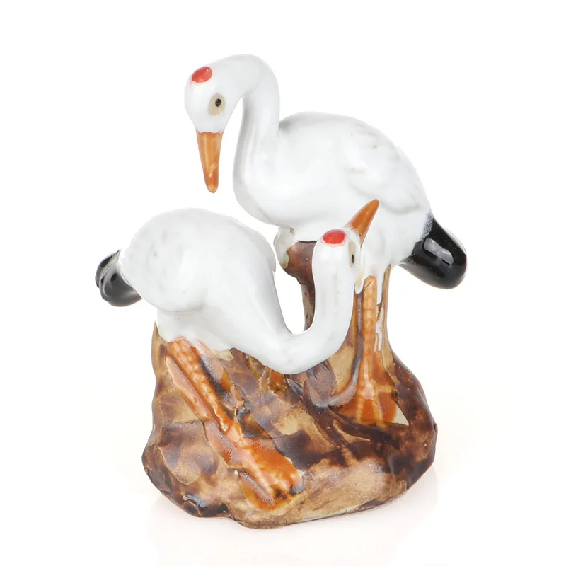 Аквариумный Аквариум Ландшафтный Декор Искусственный утка КРС журавли, Птицы Маленькие животные сад бонсай из суккулентов украшения