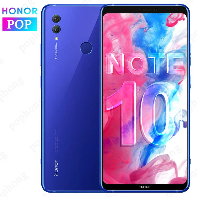 HONOR Note 10, игровой смартфон, 6,95 дюймов, Kirin 970, четыре ядра, 5000 мАч, аккумулятор, Android 8,0, отпечаток пальца, 24мп, NFC