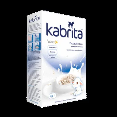 Каша Kabrita рисовая на козьем молоке с 4 мес 180 гр