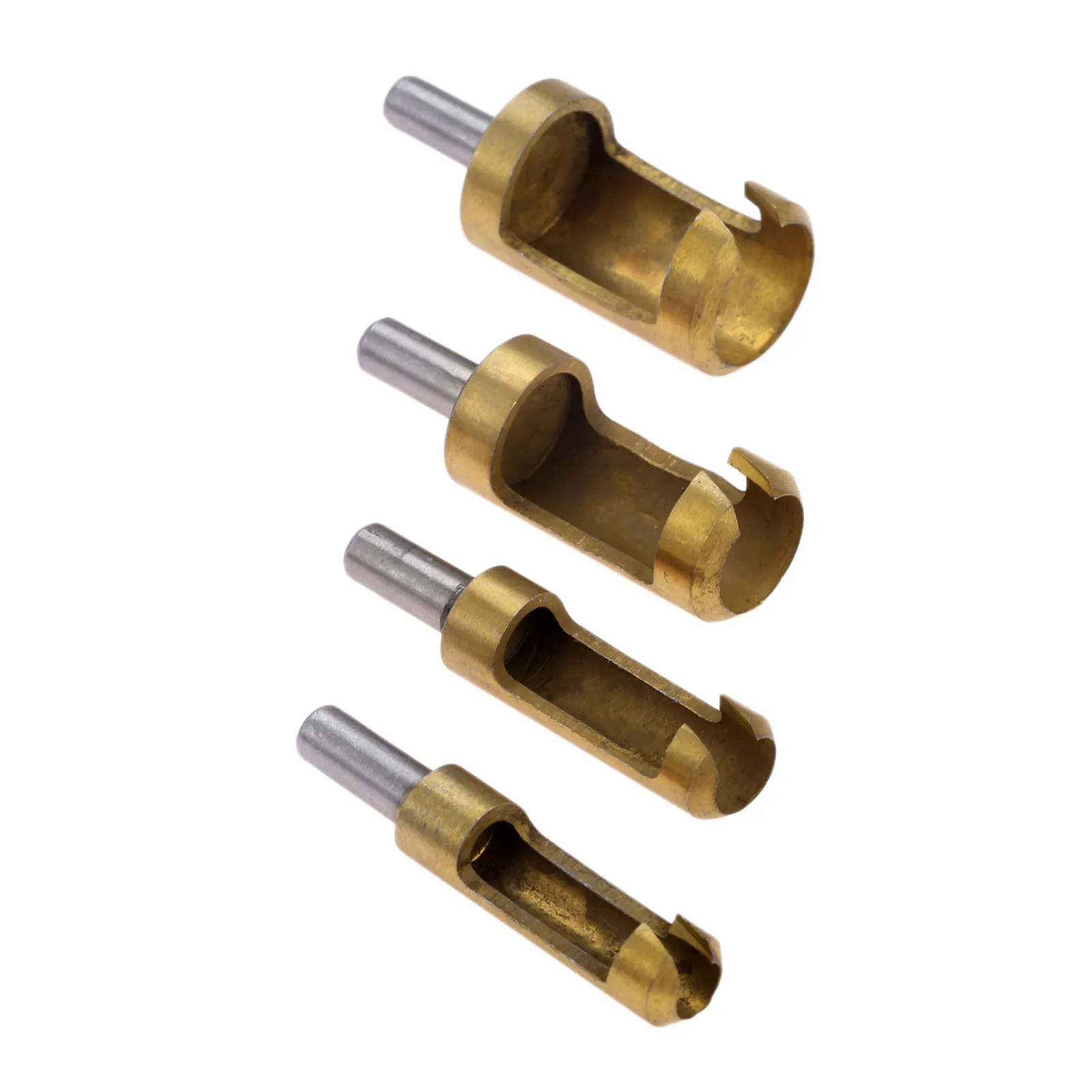 DRELD 4pcs 6/8/13/16mm Barrel Cork Drill Plug Cutter Bit for Wood Tenon Bored Hole Saw Cutting Dowel Maker Woodwoking Tool | Инструменты