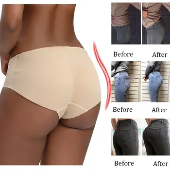 

Sexy Padded Panties Seamless Bottom Panties Push Up Lingerie Women's Underwear Butt Lift Briefs Hip Enhancer Shaper Hot