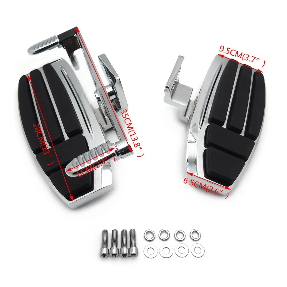 20142015 Honda Valkyrie,Matte Black XMTMOTO Rider Driver Floorboard