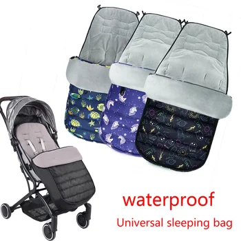 

Universal Baby Stroller Footmuff Cover waterproof Sleepsack Envelope Thick Warm Baby Stroller Accessories For Bugaboo yoyo