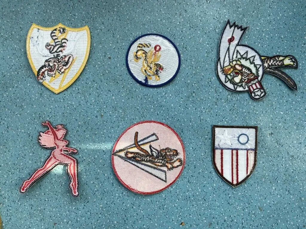 tomwang2012. Full Set Us Air Force Chinese American Volunteer Group Flying Tigers Badge Patch