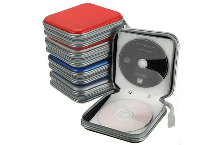 Портативный 40 шт Емкость диск CD DVD VCD кошелек DJ набор контейнеров для хранения держатель сумка для альбома WF 668