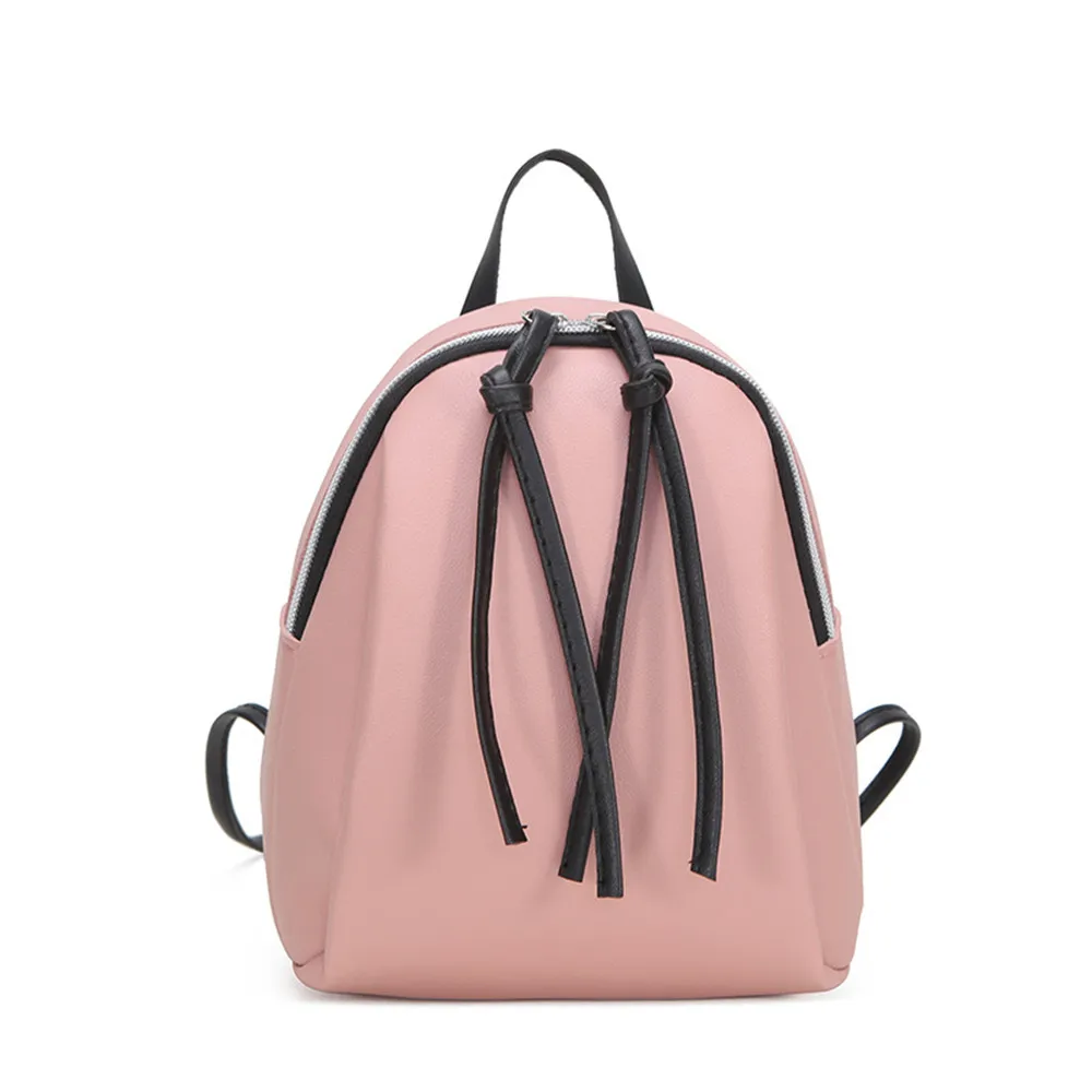 

Women Leather Shoulder Bag Summer Small Backpack Leisure Multi-Function Mini Backpacks Lady Bagpack Bag for Teenage Grils