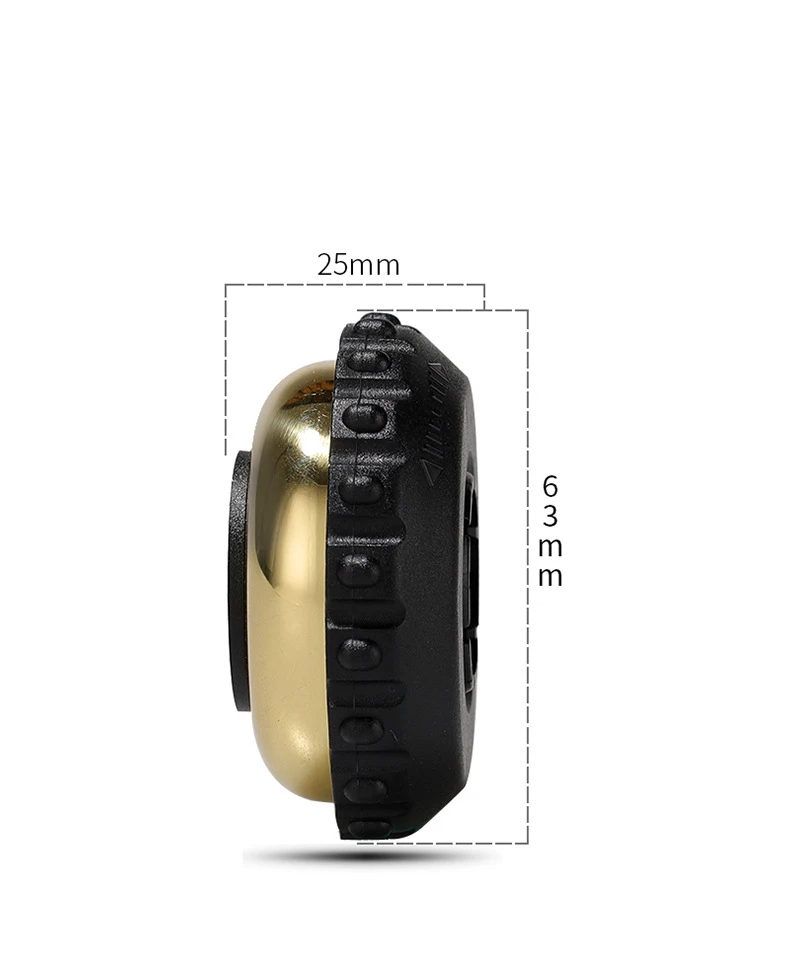 Cloche De Vélo Discrète 'cachée' - Mini Cloche Aluminium Multicolore Pour Route, VTT, Enfants - Cadeau Cycliste, Léger 20g