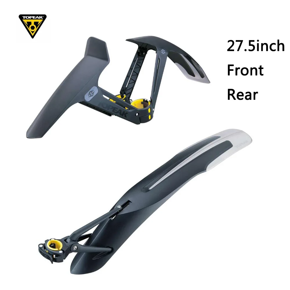27.5inch Front Rear TOPEAK, крыло для горного велосипеда, крыло для горного велосипеда, для 26 27,5, 29 дюймов, крылья для велосипеда, защита от грязи, Аксессуары для велосипеда - Цвет: 27.5inch Front Rear