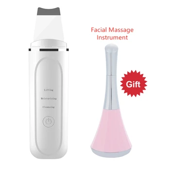 

Facial Scrubber Ion Deep Face Cleaning Ultrasonic Facial Skin Scrubber Remove Blackhead Skin Care Device Beauty Instrument