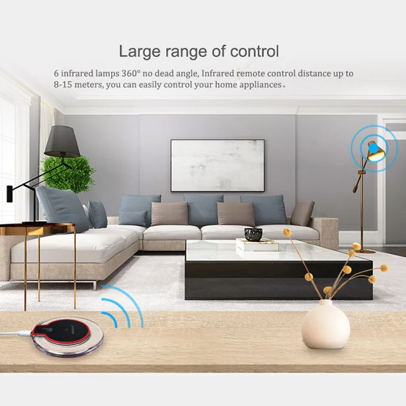 

Smart WiFi IR Remote Infrared 2.4Ghz Universal Remote Control for Air Conditioner GV99