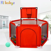 Ограждение для детского манежа для детей, складной защитный барьер, ткань Оксфорд, Игровая палатка для младенцев, играющих и учящихся ходить