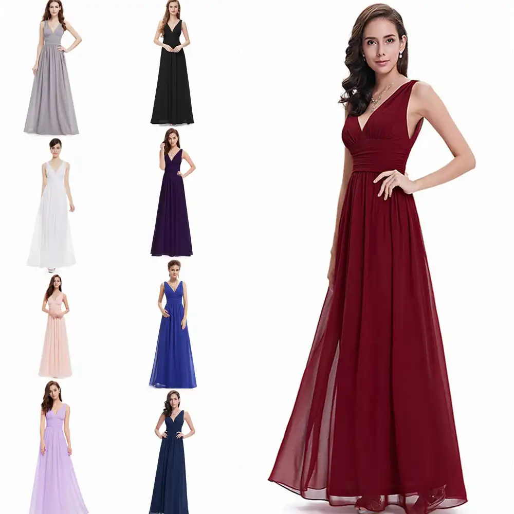 solid color sundress