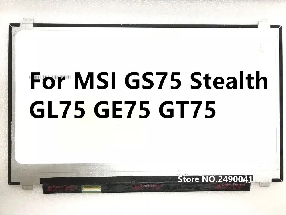 17," ЖК-экран дисплей без касания 144 Гц для MSI GS75 Stealth GL75 GE75 GT75 1920*1080