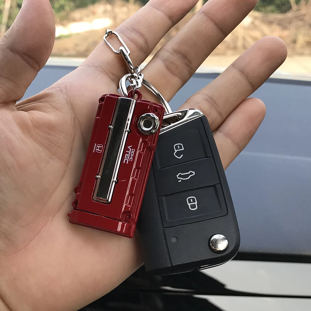 Высокое качество JDM Металл vtec DOHC двигатель K20 автомобиль турбо брелок для honda civic gk5 b16 b18c ek9 Джаз аксессуары Accord