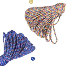 550 Паракорд парашютный шнур для палатки Guyline Mil Spec type III 7 Strand 31 м для пеших прогулок кемпинга 12 цветов