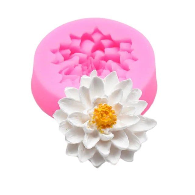 3d Flower silicona forma fondant Craft Cake Candy chocolate Sugarcraft ice Pastry