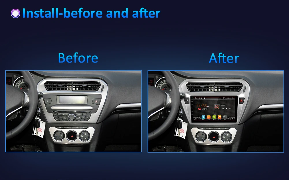 1 Din автомагнитола для peugeot 301 2013- Автомобильный gps стерео видео плеер multimidia Android 9,0 Bluetooth OBD DAB+ Разделенный экран