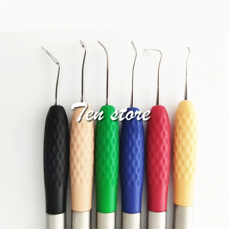 Composta de Enchimento de Enchimento de Resina Dental Resina Cabeça Definir Grosso Conjunto Alça Restauração Instrumento 6pcs 7 High Quality Beleza e saúde