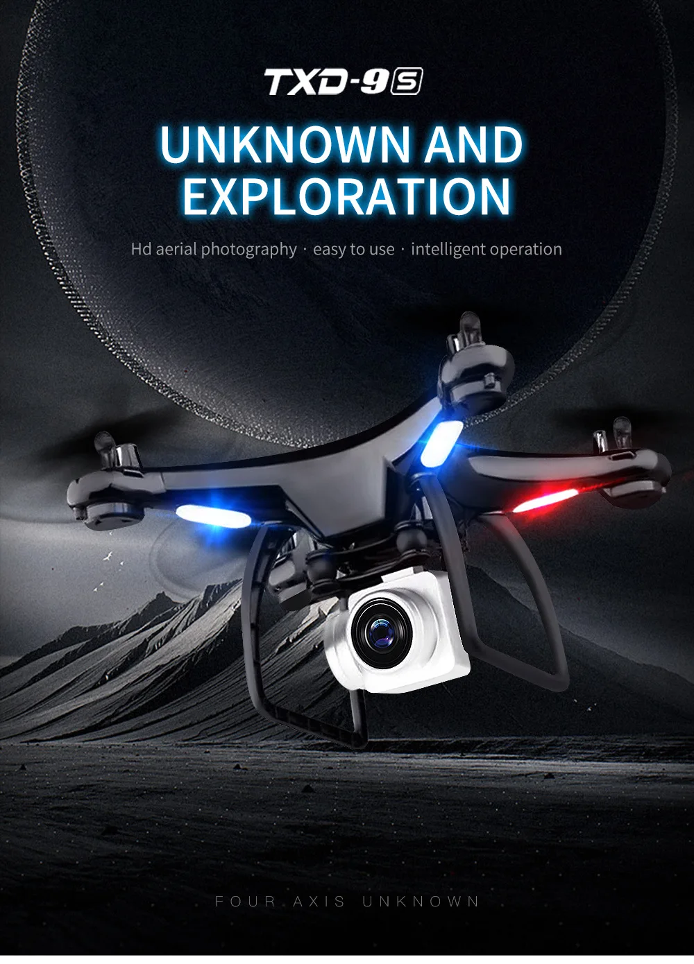 Txd-9s High-definition Electrical Adjustment Drone for Aerial Photography Drone Quadcopter Remote Control Aircraft