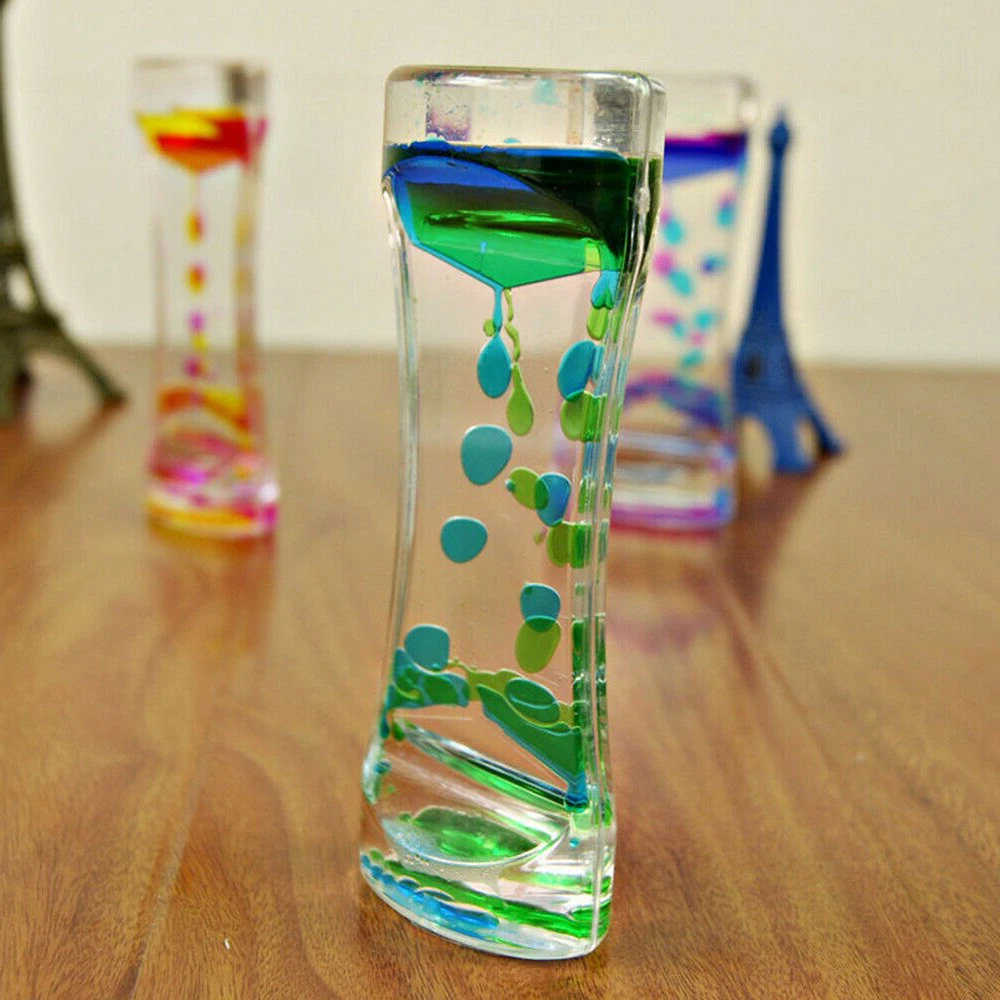 Домашние плавающие масляные песочные часы орнамент масло капля игрушка ...