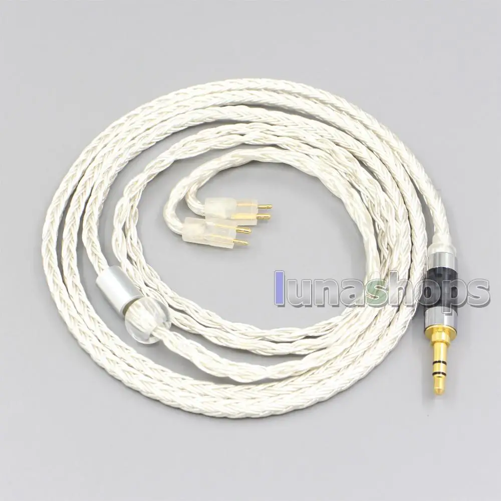 LN007205 16 Core OCC Silver Plated Headphone Earphone Cable For Fitear To Go 334 private c435 Jaben F111 MH333 223 22