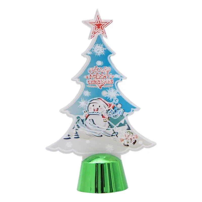 New Christmas Decorations Led Table 3D Night Light Lamp Colorful Gift For Baby Room - Цвет: 3