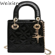 WEIXIER женские брендовые сумки через плечо, Женские Ретро Сумки из искусственной кожи, женские сумки через плечо с карманом LW-78