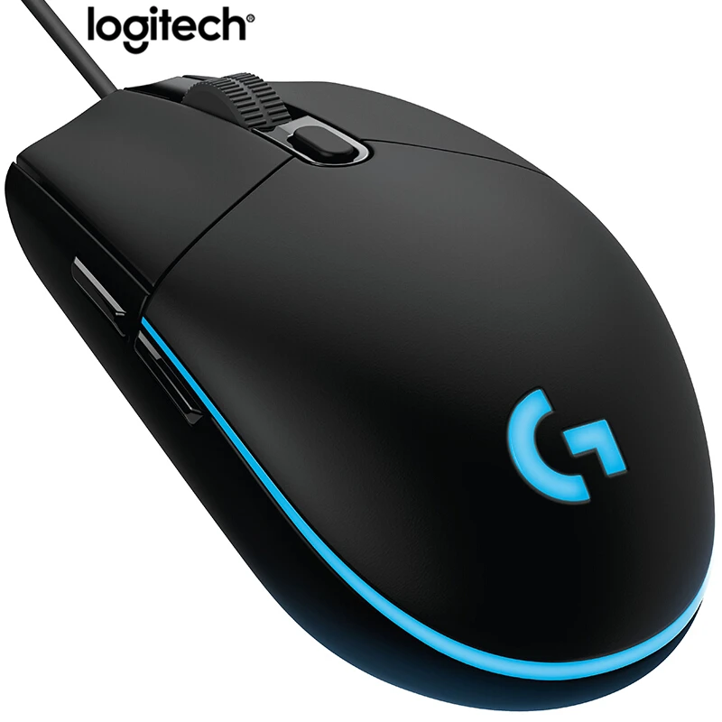 Logitech G102 IC PRODIGY игровая мышь оптическая 8000 dpi RGB программирующая мышь 6 кнопок поддержка рабочего стола/ноутбука Поддержка Windows 10/7
