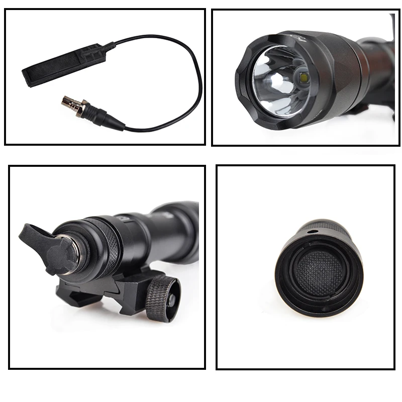 Airsoft Element Tactical Flashlight Surefir M600 Red Laser IR Laser Light PEQ15 M600C Hunting Lamp Weapons Light PEQ 15