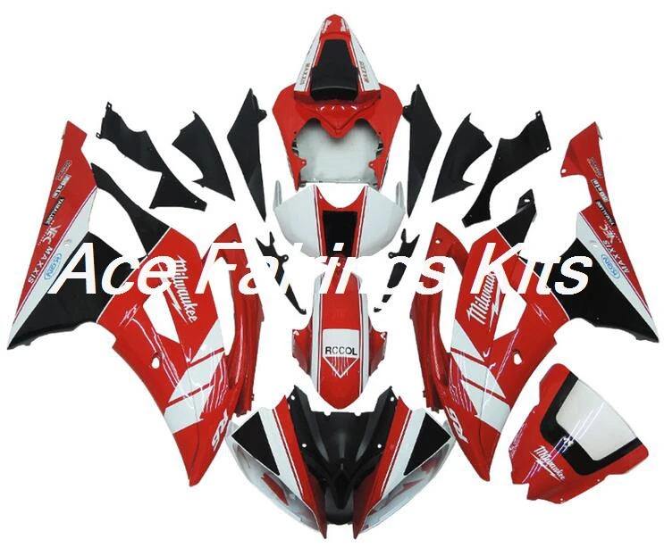 4 подарки ABS мотоцикл Полный обтекатели набор подходит для YAMAHA YZF-R6 2008- ABS Пластиковые обтекатели Обтекатели обтекатель комплект Лидер продаж красный