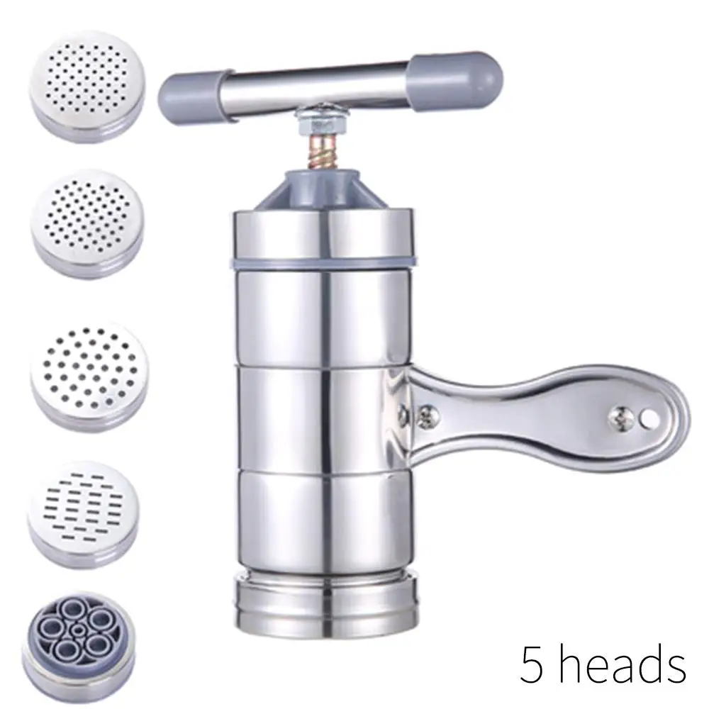 Резак для лапши из нержавеющей стали ручной измельчитель чеснока лука спагетти