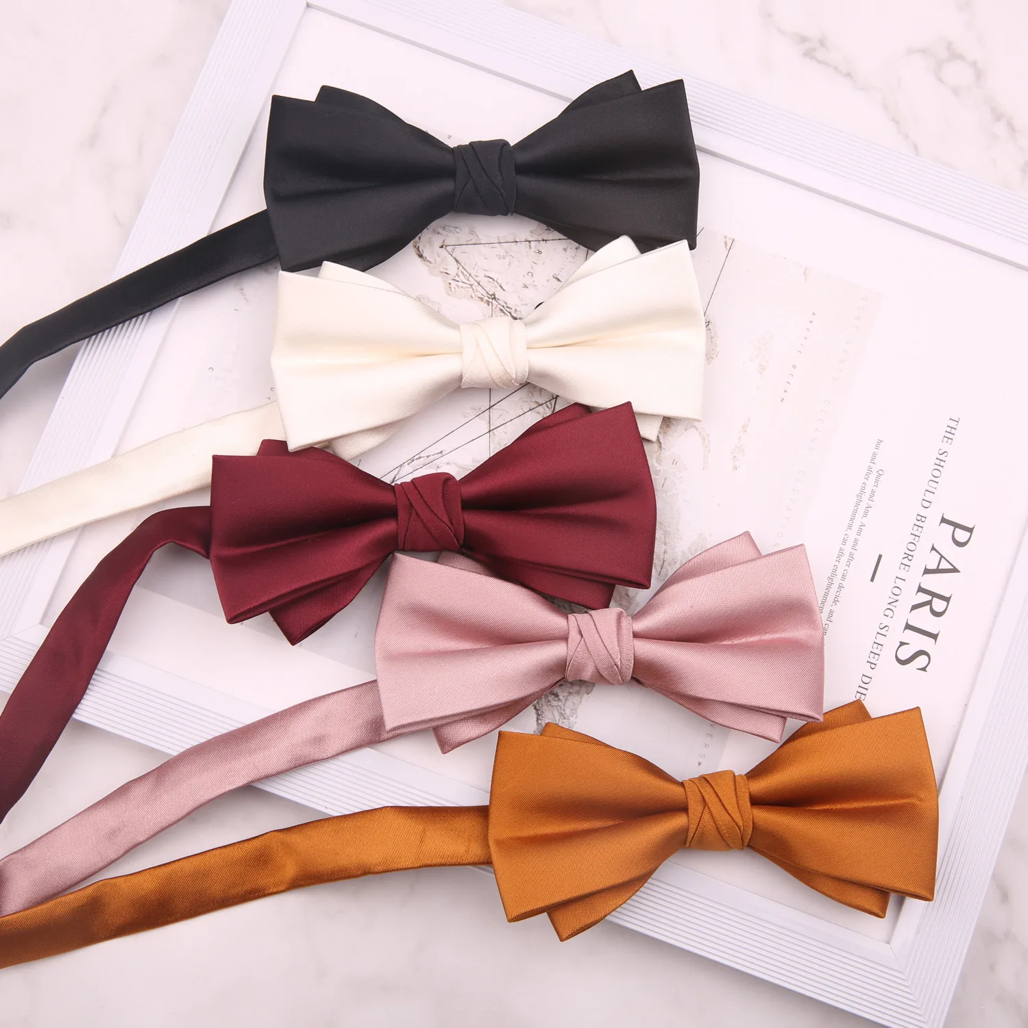 

Women and Men Bowtie Adult Skinny Bow Ties for Mens Cravats Male Bowknot For Party Wedding Bowties Accessories