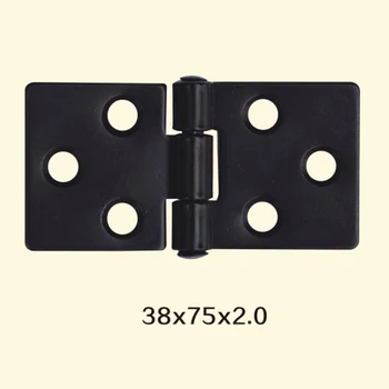 

Freeshipping 38*75*2mm Iron Metal Hinge Sewing Machine Folding Table Furniture Flip Tray Hinges Big Door Hinges