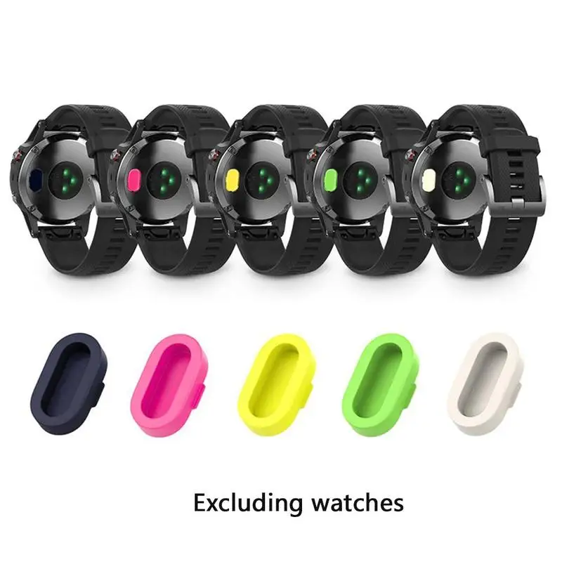 1 шт. противопылезащитная заглушка для Garmin Vivoactive 3 Fenix 5 зарядный порт чехол силиконовый Смарт-часы зарядное устройство Порт крышка протектор