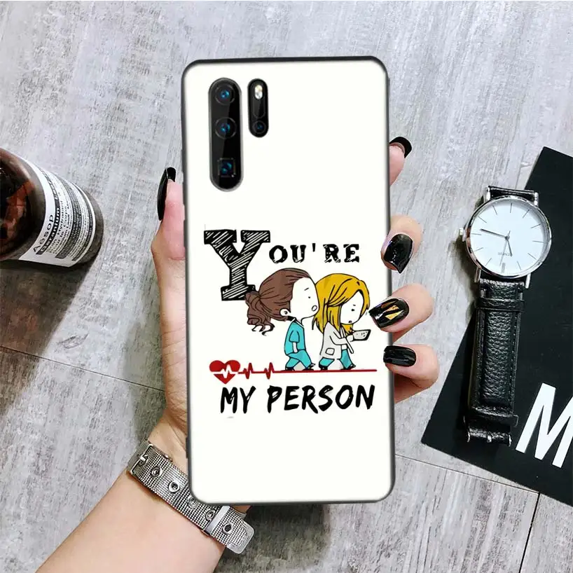 GREYS Anatomy черный чехол для телефона huawei mate 30 20 10 P30 P20 P10 Pro Lite P Smart Z роскошный Coque Shell - Цвет: BA220-3