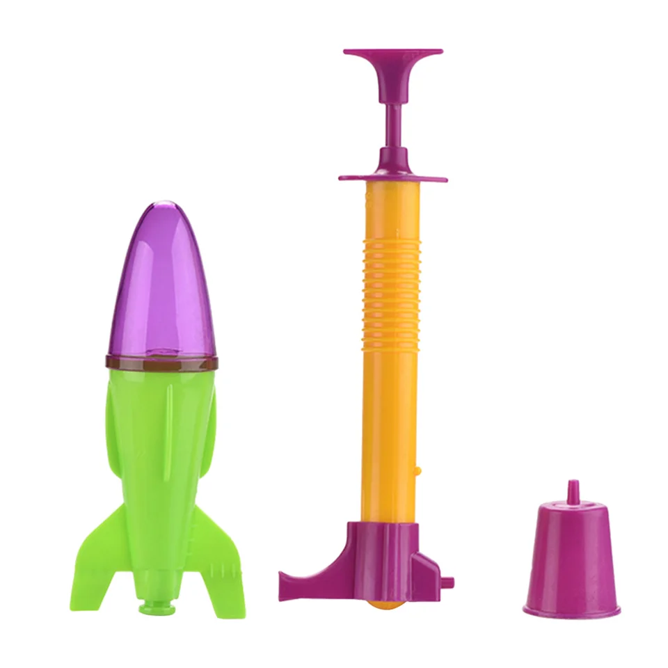 hand pump rocket toy