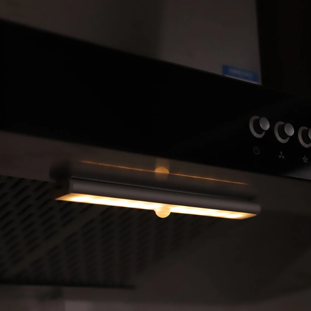 Светодиодная подсветка под шкаф 10 светодиодный инфракрасный датчик движения светильник энергосберегающий прочный ночной Светильник для гардероба лестницы кухни