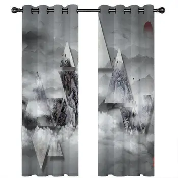 

2020 cortina 3D stereoscopic abstract photo curtains For living room bedroom home goods photo curtains 3d