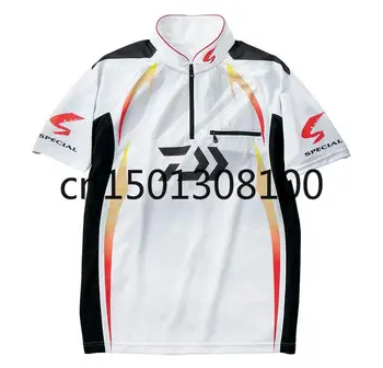 

2020 Summer Brand Daiwa Dawa Clothing Breathable Quick Dry Anti-UV Fishing Clothes Short Sleeve Fishing Shirt Camisas Pesca