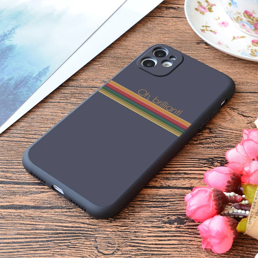

For iPhone Oh Brilliant Print Soft Matt Apple iPhone Case