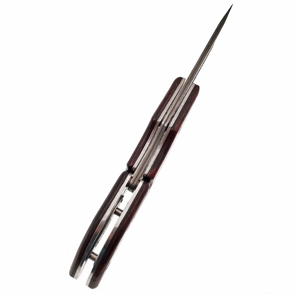 Механический карманный складной нож VG10 дамасское лезвие палисандр Ручка Открытый выживания охота портативный кемпинг Ножи EDC инструменты