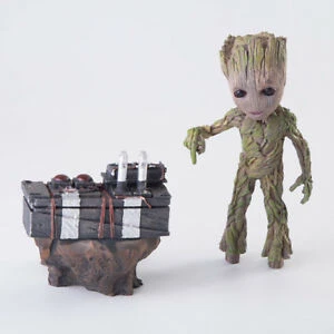 Gardiens De La Galaxie 2 Bouton De Bombe Poussoir Bebe Groot Resine Figure Statue Jouets Accessoires Aliexpress