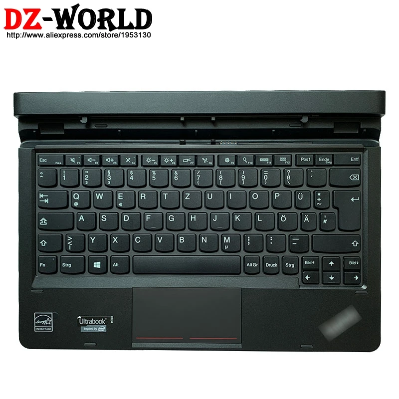 Новая Оригинальная немецкая док-клавиатура для Lenovo Thinkpad Helix 2-го поколения 20CG 20CH