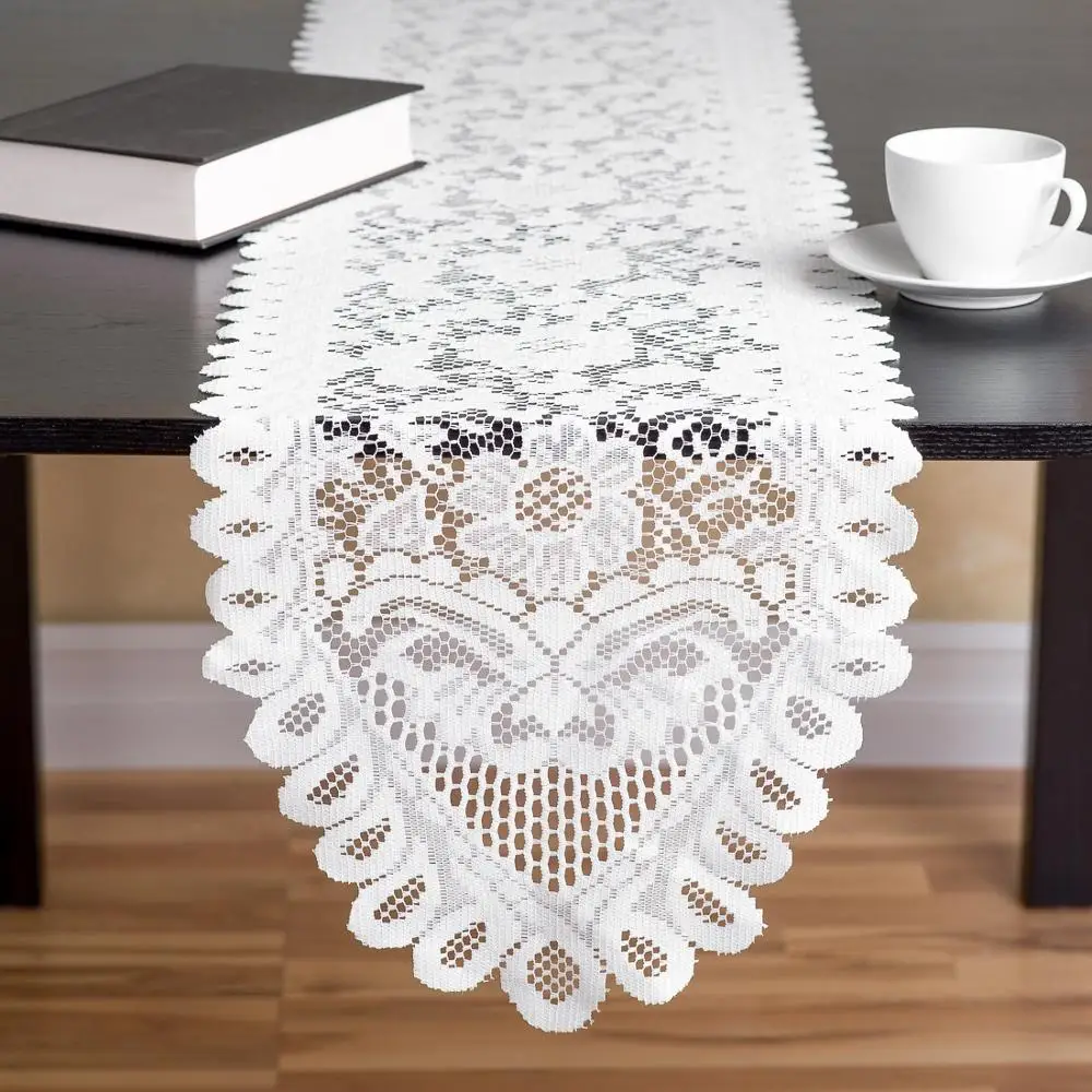 Table Runner Chrysanthemum Lace Table Runner Flower Lace Table