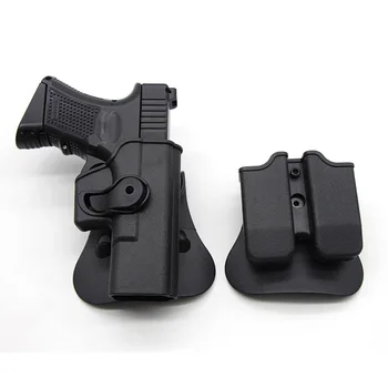 

IMI Tactical Gun Holster for Glock 17 18 19 22 26 31 Pistol Holsters Airsoft Gun Case with Magazine Clip Pouch Hunting Gear