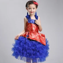 Древний китайский костюм; Детский костюм на год; костюм в китайском стиле; Cheongsam; модная модель для девочек